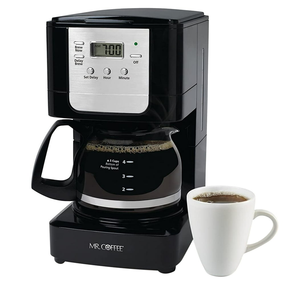Mr. Coffee Advanced 5Cup Programmable Coffee Maker Black