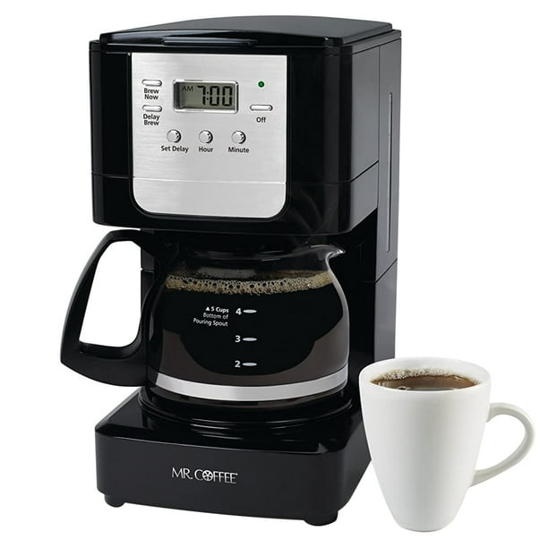 Mr. Coffee Advanced 5Cup Programmable Coffee Maker Black
