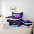 thumbnail image 6 of Manfei Girls Gamepad 7pcs Bedding Comforter Set,Modern Gamer Queen Bedding Sets,Galaxy Starry Sky Queen Sheet Sets,Ultra Soft Home Decor Reversible, 6 of 8