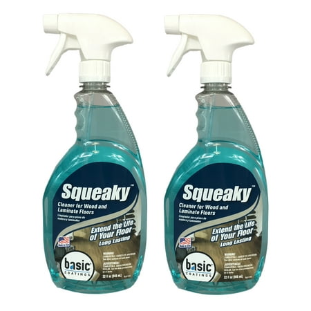 New Basic Coating Squeaky Hardwood Floor Cleaner RTU Spary Bottle 32 fl oz (Pack of