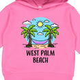 thumbnail image 3 of Inktastic Summer Vacation in West Palm Beach Toddler Hoodie, 3 of 4