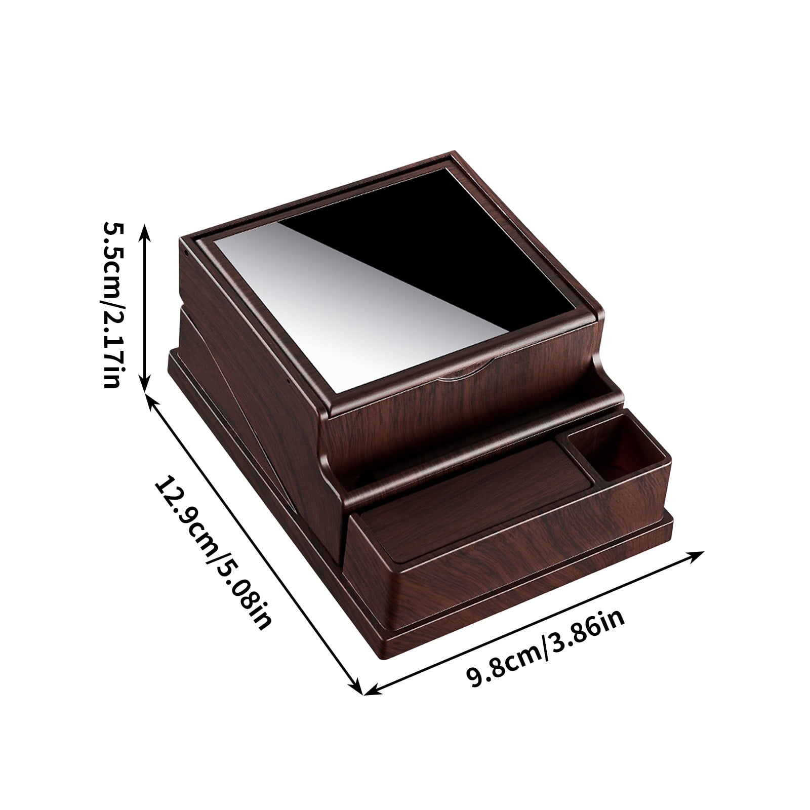 desktop cigarette holder Automatic Cigarette Case, 40 Capacity Press Eject Metal Tobacco Holder, Moisture Proof, Shock Resistant, Portable Storage Box, Vintage Style, Desktop