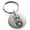 Silver, variant on Stainless Steel Formidable Kong Gorilla Engraved Small Medallion Circle Charm Keychain Keyring