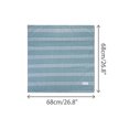 thumbnail image 3 of Women's Floral Fresh 26.7'' Square Scarf Cotton Satin Floral Pattern Neckerchief for Gift Travel Office One Size Blue, 3 of 6