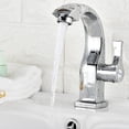 thumbnail image 1 of Hytrove Bathroom Tap Set Single Hole Type Silver Temperature Control Bathroom 1Pack, 1 of 7