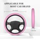 thumbnail image 3 of Fotbe Pink Funda para Volante Universal de 15 pulgadas, Accesorios para Auto para Hombre y Mujer, Protector de Volante Cómodo para SUV y Sedán, 3 of 6