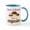 White/Blue Inside, variant on CafePress - Funny Easter Cupcake Mug - 11 oz Ceramic Mug - Novelty Coffee Tea Cup