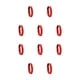 thumbnail image 2 of Qarigey Fatiga Muñequera Negativo Antiestático Equilibrio Energía Dormir Adelgazamiento Accesorios Hombres Mujeres Decoración Rojo Estándar 10piezas, 2 of 6