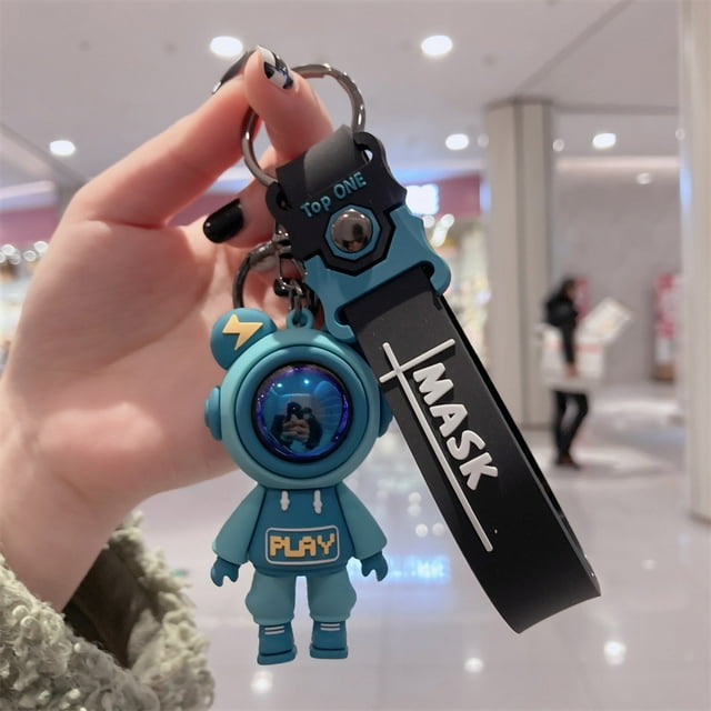 Oubit Cartoon Keyring,Keychain Pendant Cute Cartoon Cute Keychain Silicone Cute Keyring Streamlined Design