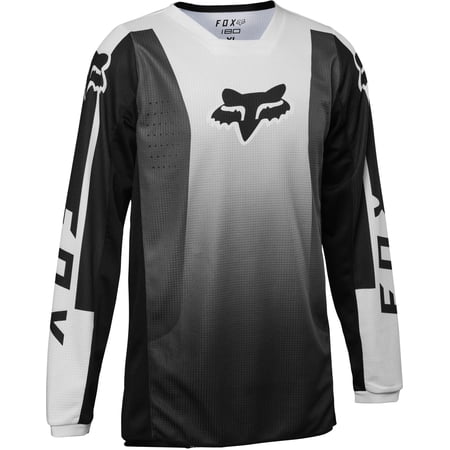 Fox Racing 180 Leed Youth MX Offroad Jersey Black LG
