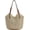 A, variant on Straw Beach Bag with Zipper Large Woven Summer Boho Tote Handbag Rattan Wicker Purse for Shopping Summer Vacation