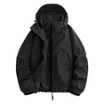 thumbnail image 5 of LWITHSZG Mens Windbreaker Jackets Lightweight Waterproof Hooded Rain Jacket with Zipper Pockets Fall Winter Full Zip up Casual Outerwear S, 5 of 9