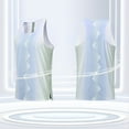 thumbnail image 5 of Lightweight Tank Tops for Men Classic Gradient Color Mens Undershirts Marathon Sport Race Vests, 5 of 5