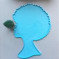 thumbnail image 1 of Molde de silicona para fundición de resina epoxi con forma de cabeza de niña, herramientas para manualidades con colgante de jabón de joyería, L Macarena moldes de resina epoxi, 1 of 8