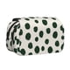 thumbnail image 1 of Disketp Abstract Green Polka Dot Estuche de Lápices de Doble Capa con Tapa Abatible y Cremallera, Organizador Escolar para Adolescentes y Adultos, 1 of 7
