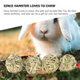 thumbnail image 3 of Raindrops Hanging Rabbit Chew Balls, Natural Grass, Multi-Functional, Teeth Cleaning, Bunny Accessory, 3 of 8