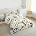 thumbnail image 3 of Castle Fairy Kids Children Teens Animal Deer Big Bass Fish Bedding Comforter Set 2pcs,Wildlife Fishing And Hunting Twin Comforter Sets Microfiber,Moutain Woodland Breathable Bedding Set, 3 of 8