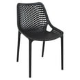 thumbnail image 5 of Luxury Commercial Living 3-Piece Black Folding Outdoor Patio Bistro Set 32.25", 5 of 7