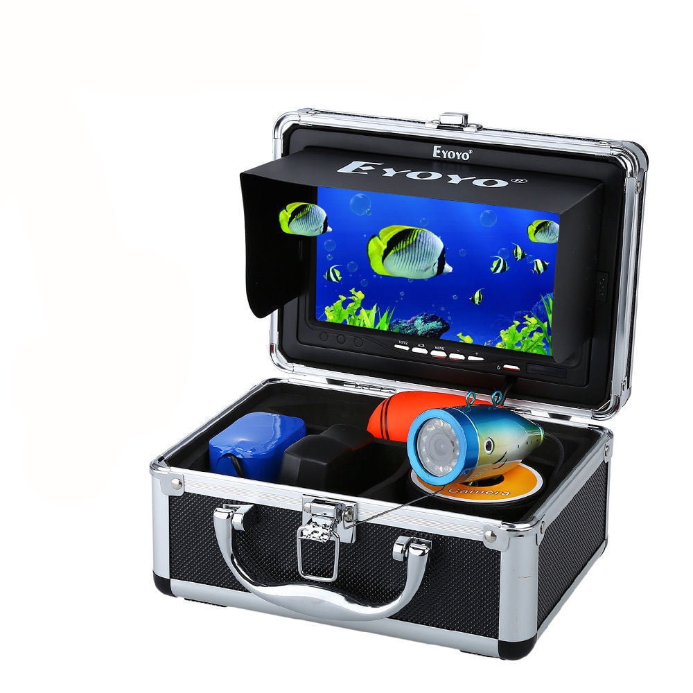 Fishing Camera Fish Finder Underwater 7" Inch 15m 30m 50m 1000tvl Infrared Lamp 