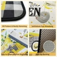 thumbnail image 4 of Lemon Kitchen Rugs,Non Skid Washable Microfiber mats for Kitchen Floor, Lemon Truck Theme Kitchen Cushioned Runner Rug Decor Sets of 2 Pieces,17"x 47"+17"x 30", 4 of 6