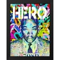 thumbnail image 2 of Stephen Chambers 15x18 Black Modern Wood Framed Wall Art Titled - Mlk Hero, 2 of 6