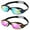 Purple+Aqua, variant on Debonair Swim Goggles, Comfortable Polarized Anti-Fog Swimming Goggles for Kids