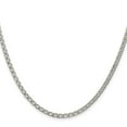 thumbnail image 3 of Auriga 925 Sterling Silver 3.3 mm Rambo Chain Necklace for Women 20", 3 of 5