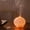 White cracks, variant on Spherical Essential Oil Diffuser with 7 Color Flame Light Effects, Portable Ultrasonic Mist Maker with Crackle Pattern Housing, USB Powered Desktop Humidifier for Home and Office