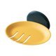 thumbnail image 3 of Jabonera desmontable para pared, accesorios de baño, bandeja para jabón amarillo, 3 of 9