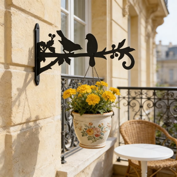 Rust-Proof Hanging Bracket Hook for Wind Chimes, Lanterns, Planters, Outdoor Garden and Patio Decorations