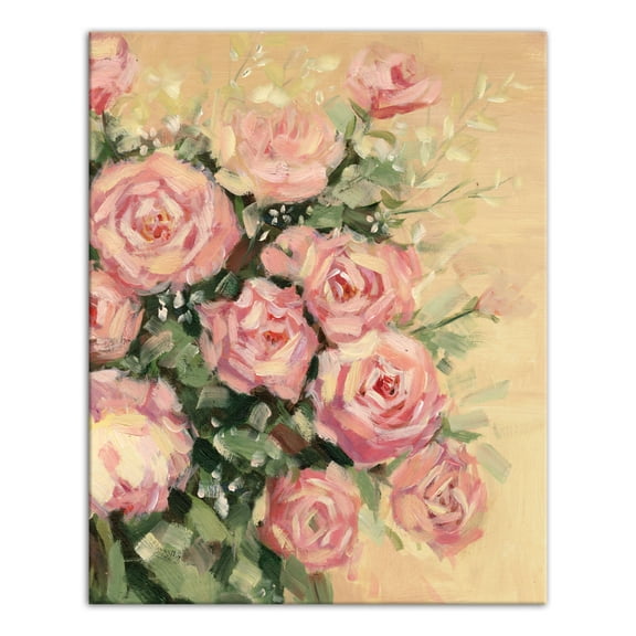 Creative Products Pink Florals 24 x 30 Canvas Wall Art