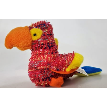 Russ Berrie Plush Red Parrot Loop Stitch 4"