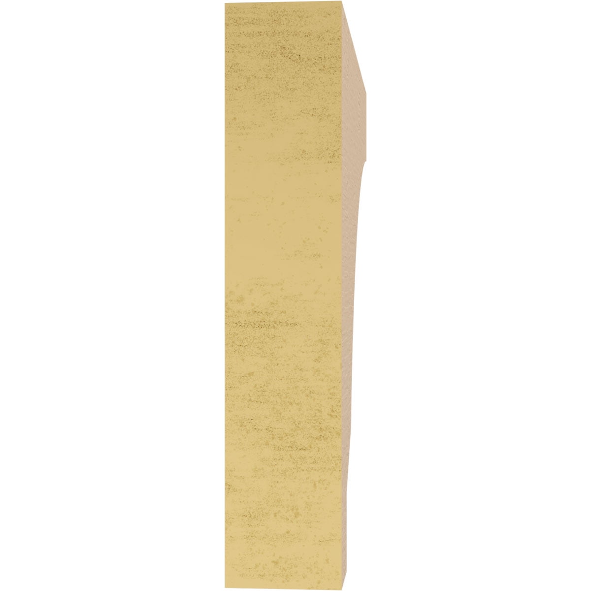 2"W x 10"D x 10"H Thin Moab Rough Cedar Woodgrain TimberThane Corbel, Primed Tan