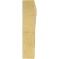 thumbnail image 4 of 2"W x 10"D x 10"H Thin Moab Rough Cedar Woodgrain TimberThane Corbel, Primed Tan, 4 of 6