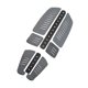 thumbnail image 1 of Almohadilla para pie de tracción de cubierta, almohadilla trasera para cubierta, accesorios para talón, almohadillas para tabla de surf para deportes Gris Negro, 1 of 8