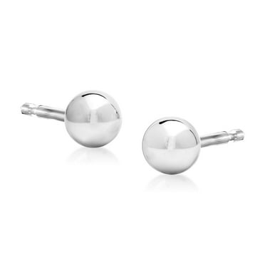 Ross-Simons 4mm 14kt White Gold Ball Stud Earrings, Women's, Adult