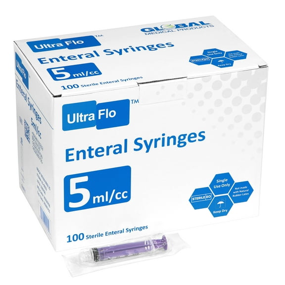5ml Syringe with Enfit connection (Box of 100)