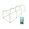 thumbnail image 2 of koolsoo DIY Assembled Outdoor house Plant Cover Iron Tube Frame for Fast Germination and Growth of Young Plants Durable 150x50x50cm, 2 of 8