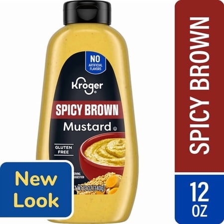 Kr Spicy Brown Mustard 12 Oz