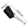 thumbnail image 4 of Steak Fry Fish Cooking Tongs, Silicone Head Stainless Steel Tossers, Non-slip Grip for Grilling, Flipping, and Serving, Red, by FAJHHA, 4 of 7