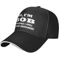 Hi I'm Bob Sometimes I Spells My Name Backwards Hat for Men Baseball