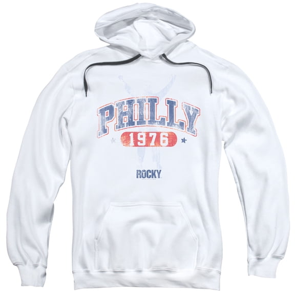 Mgm Rocky Philly 1976 Adult Pullover Hoodie Sweatshirt White