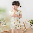 thumbnail image 4 of Girls Summer Outfits Size 10, Toddler Boys Girls Short Sleeve Floral Prints Tops T Shirt Shorts Casual Outfits Back To School Clothes for Girls, 4 of 4