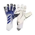 thumbnail image 4 of Guantes del de fútbol Guantes de entrenamiento de ropa deportiva profesional engrosada Blue Black Size 10, 4 of 8