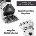 thumbnail image 6 of Professional Electric Sheep Shears 550W with 6 Speeds for Dog Thick Hair and Large Animals, 6 of 6