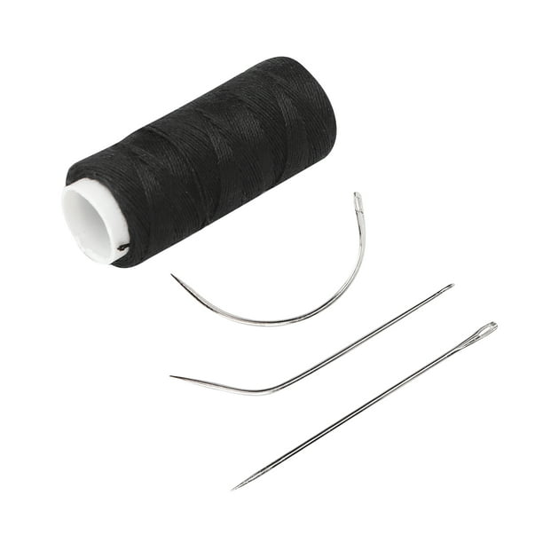 Hair Needle Needle and Thread Kit Hair Extension Tools Durable for Making for Weaving for Crafts