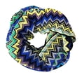 thumbnail image 4 of Peach Couture Knitted Chevron Multicolor Zigzag Infinity Loop Scarf Many Colors, 4 of 7