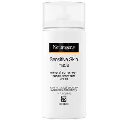 Neutrogena Sensitive Skin Sunscreen Lotion, SPF 50 Oil-Free, 1.4 fl (Best Anti Aging Sunscreen 2019)