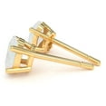 thumbnail image 2 of Opal 8x6mm Oval Stud Earrings in 14k Yellow Gold, 2 of 4