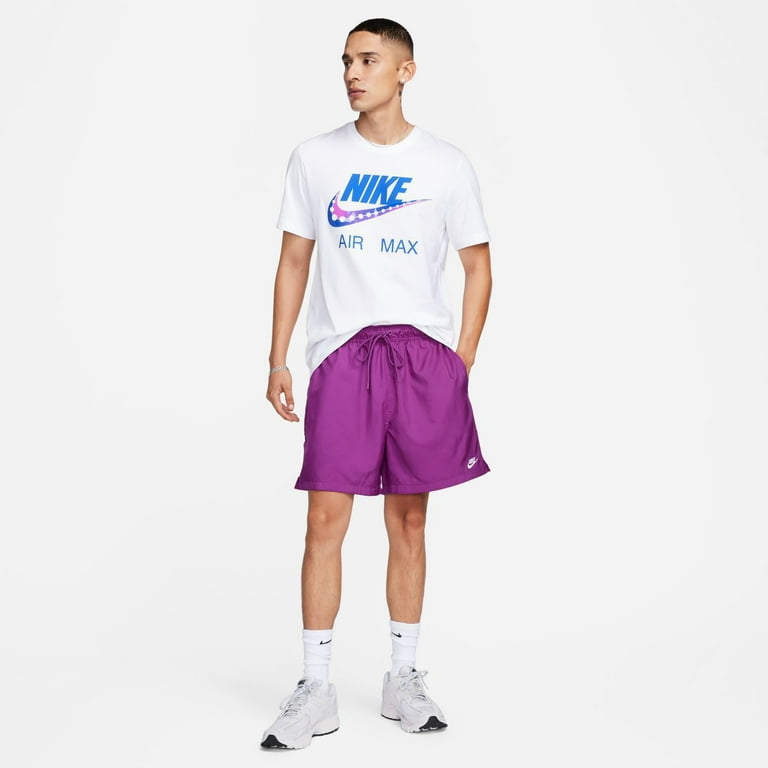 Men's Nike Club Woven Flow Shorts Color: Viotech Purple Size: L
